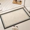 Tapete de Chão para Banheiro Forte Absorvente Lama Diatomácea Retrô Doméstico para Banheiro Absorvente Secagem Rápida Tapete para Pés Banho Tapete Antiderrapante