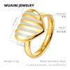 Anillo de amor con línea de goteo de aceite de estilo francés para mujer, ligero, lujoso, de alta gama, de acero de titanio, estilo frío, exquisito anillo liso, joyería de moda.