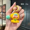 Nuevo llavero de bola de pelo de cubos de fruta tridimensionales accesorios para bolso de chica estudiante regalo para novias colgante para amantes