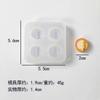 Mini Forma Molde de Nariz Mini Tarte de Frutas Molde de Nariz Silicone para Misturar Resina Molde DIY