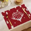 Manteles temáticos de Navidad más vendidos de Amazon, adecuados para cocinas caseras y decoraciones de fiestas navideñas