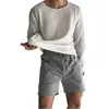 Popular Transfronteriza Talla Europea Talla Grande Ligera Transpirable Protección Solar Blusa Manga Larga Verano para Hombre Estilo Ligero Maduro Camiseta Venta al por Mayor de Fábrica