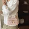 Bolso tipo caja acolchado estilo Chanel con textura de alta calidad y apariencia atractiva, bolsa versátil para el almuerzo, bolso de mano versátil, neceser, bolso de hombro y cruzado