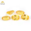 Pedras Soltas de Vidro Multicoloridas em Formato de Ovo Oval, Vidro de Imitação Altamente Transparente Vermelho/Verde/Amarelo, Fornecimento Direto da Fábrica para Joias