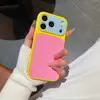 Adequado para iPhone 17 Pro Max, capa de celular com sensação de pele, líquida, de tela grande, capa protetora full-cover em blocos de cor Apple 16