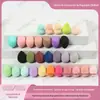 Fabricante mini puff gota d'água sem látex corretivo sombra para olhos alto brilho pad de algodão gota d'água especial