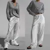 [Recomendación Destacada] Yuran 26 Nuevos Pantalones Casuales de Modal Tencel Lavados con Arena Elásticos en la Cintura Largos