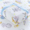 Toalha de Banho Wrap de Gaze Borbulhante para Bebê Quatro Estações Desenho Animado Fofo Capa de Edredom para Soneca de Bebê