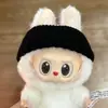 [Solo Ropa de Bebé] Primera, Segunda y Tercera Generación Labubu Muñeca de Vinilo de 17cm Fiesta de Disfraces de Labubu Gorro de Lana Tejido