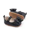 Zapatos de Primavera y Verano para Bebé Niña Pequeña con Lazo Grande Suela de Goma Antideslizantes Zapatos de Bebé 0-12 Meses Zapatos de Bebé
