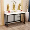 Mesa de Altar Doméstica para Guanyin e o Deus da Riqueza, Mesa de Oferendas Simples Estilo Novo Chinês, Mesa de Incenso, Mesa de Adoração
