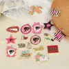 Colgante Rosa Esmaltado de Barbie de Venta Caliente Transfronteriza Accesorios DIY Taylor Pendientes de Chica Cantante de Campus Pulsera Amuletos