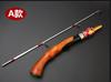Vara de Pesca no Gelo com Vara Camarão Articulada, Vara para Iscas Transfronteiriça, Cabo Reto Portátil 50cm 60cm Pesca de Inverno Vara de Pesca Sólida Macia Ultra-Curta