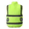 Ropa de trabajo de aire acondicionado con ventilador de enfriamiento de verano hecha a medida desde la fábrica de origen, chaleco de trabajo duradero, admite etiquetado e impresión