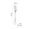 Cuchillo y Tenedor Cuchara Cubiertos de Acero Inoxidable 1010 Cuchillo y Tenedor Cuchara para Filete Estilo Occidental Cubiertos de Acero Inoxidable Cuchillo y Tenedor Cuchara Tenedor de Fruta