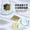 Impresión de Placa de Nombre de Aleación de Aluminio y Estampado de Logotipo, Logotipo de Botella de Perfume, Etiqueta de Caja de Regalo para Productos de Cuidado de la Piel, Hecho a Medida Según Su Diseño