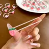 Gomas para el pelo de frutas para niños Cuerdas para el pelo de fresas lindas Cuerdas para la cabeza de niñas Bandas elásticas Dulce Nuevo Duradero Tocado de princesa Accesorios para el cabello