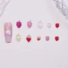 Decorações de Arte para Unhas de Morango Cartoon Tamanhos Mistos Pequenos Acessórios de Resina 3D DIY Brincos Presilhas de Cabelo Acessórios de Decoração de Unhas