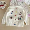 Conjunto de Niña Elegante para Otoño 25 Nuevo Conjunto de Dos Piezas para Bebé Niña Pantalones Anchos Suéter Cárdigan Transfronterizo