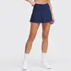 Falda Deportiva de Tenis de Secado Rápido para Mujer, Falda de Running y Fitness, Mini Falda Deportiva Falsa de Dos Piezas Anti-Exposición, Falda de Longitud Media
