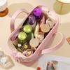 Bolsa de cosméticos portátil, bolsa de viaje, bolsa de aseo portátil, impermeable, de alto valor, gran capacidad, bolsa de almacenamiento de cosméticos multicapa