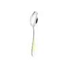 Acero Inoxidable 304 Vajilla Estrella Diamante Cuchillo para Bistec, Tenedor y Cuchara Set de Vajilla 5 Piezas