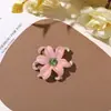 Encantadora Branco Nevoeiro Gradiente Dopamina Cravejada de Diamantes Acrílico Flor de Íris DIY Brincos Doces Acessórios de Cabelo Peças de Decoração para Sapatos