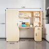 Apartamento Escolar Cama Cama Inferior Mesa de Ferro Forjado Guarda-Roupa Mesa Integrada Dormitório de Funcionários Cama Superior para Adultos Armário Inferior Cama Combinada