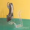 Estante acrílico para tacones altos transparente estante para zapatos de cuero doblado en caliente estante para zapatos de tienda estante de exhibición estante acrílico para zapatos venta al por mayor