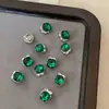 Accesorios de Uñas Artísticas de Color Caramelo Melard de Moda con Pedrería Apilada Uñas Cuadradas Largas Nuevas con Pedrería Apilada Venta al por Mayor