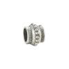Novo buraco grande contas liga DIY acessórios pulseira colar pingente grande buraco contas acessórios artesanais pequeno pingente atacado