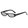Gafas de Sol con Montura Pequeña Estilo Ojo de Gato de Personalidad Moda Europea y Americana para Mujer, Nuevas Gafas de Sol de Montura Estrecha Transfronterizas Estilo Chica Popular Color Caramelo con Protección Solar