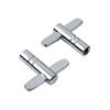 Llave de Tambor en Forma de T Agujero Cuadrado 4 Llave de Tambor Cuadrada Interior Llave de Tarola Herramienta de Montaje Universal para Batería Accesorios para Batería Llave de Ajuste
