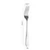 Aço Inoxidável 410 Espessado Exclusivo Transfronteiriço Conjunto de Talheres Série 1010 Colher Conjunto Faca de Bife para Hotel, Garfo e Colher