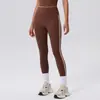 Nuevo producto transfronterizo: Leggings de yoga de cintura alta con bloques de color, diseño sin costuras y transpirables, perfectos para actividades al aire libre, ciclismo y deportes