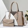 Bolso de Mujer de Gran Capacidad Bolso Tote Bolso Bandolera Transfronterizo Moda Trendy Color Block Bolso de Mujer Portátil Bandolera