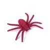 Decoração de teia de aranha aranha adereços de Halloween festa de feriado presente decoração de parede de casa aranha falsa dourada rosa