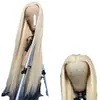 Peruca frontal de renda 4x4 cabelo liso longo europeu e americano touca cabelo humano fábrica de perucas de renda em estoque