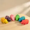 Juguete Chirriante de Cerdo Perro, Juguete de Masticar Suave de Látex con Forma de Animal Lindo y Sonido Fuerte de Gruñido para Masticar Dientes y Masaje de Encías, Juguete Interactivo de Alivio del Aburrimiento para Cachorros Perros Pequeños, Juguete Divertido de Gruñido para Mascotas Regalo para Cumpleaños Navidad
