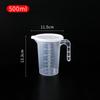 Vaso medidor de plástico con tapa, 5000 ml, gran capacidad, transparente, con escala, para cocina, repostería, herramientas de la casa Love