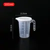 Copo de medição com balança cilindro de medição de grande capacidade para assar barril de medição de plástico de qualidade alimentar 1000ml5000 ml tampa chá de leite comercial