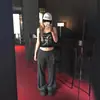 Pantalones Largos Casuales de Estilo Retro Americano, Diseño de Nicho, Estampado de Remaches de Estrella de Cinco Puntas, Suaves, Cómodos, Holgados, Adelgazantes, Pierna Ancha, para Mujer