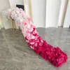 Arreglo Floral para Fondo de Boda, Decoración Floral de Arco, Escaparate, Flores de Mesa para Sala de Exposiciones, Tira Larga de Flores, Flores Artificiales, Flores Falsas, Flores para Decoración de Punto Fotográfico Popular