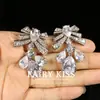 Conjunto de Collar y Aretes de Lujo de Alta Gama con Circonita Incrustada en Cera de Cobre, Colgante de Gota de Agua Brillante, Joyería de Diseño Exquisito
