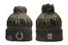 Outono e Inverno Novo Comércio Exterior Time de Futebol NFL Masculino e Feminino Casal Moda Casual Chapéus de Tricô Grossos Tendência