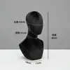 Soporte de Exhibición de Cabeza de Maniquí Femenina para Sombreros, Bufandas, Espuma, Se Puede Clavar, Exhibición en Ventana, Accesorios, Fotografía, Cabeza con Base