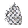 Bonita mochila de estudiante para mujer, nueva, sencilla, de nailon, de gran capacidad, informal y de moda para ir al trabajo.
