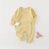 Mameluco de Bebé Tipo Primavera de Algodón Puro Sin Huesos Suave Ropa de Mariposa Descuento Ropa de Gateo para Bebé Niño y Niña Ropa de Monje