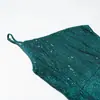 Nueva Moda Otoñal para Mujer de Comercio Exterior, Estilo Europeo y Americano, Diseño Versátil, Elegante Vestido de Lentejuelas con un Solo Hombro