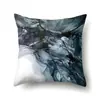 Funda de almohada de poliéster estilo ins moderno abstracto nórdico decoración de coche impresión para el hogar funda de cojín lumbar QTH17